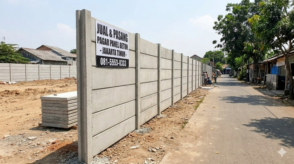 Harga Pagar Panel Beton Jakarta Timur